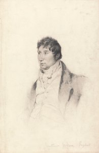 Ein Porträtstudie für den Stich von Gentleman Jackson von Charles Turner