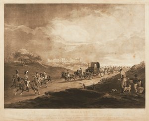 König George III. in seiner Kutsche