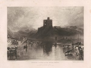 Norham Castle am Fluss Tweed von Charles Turner