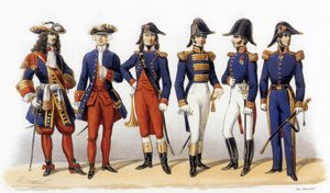 Uniformen der französischen Armee: Marineoffiziere
