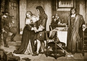 Der Abschied von Lord und Lady Russell, 1683