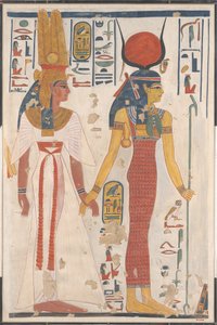 Königin Nefertari wird von Isis geführt, ca. 1279-1213 v. Chr.