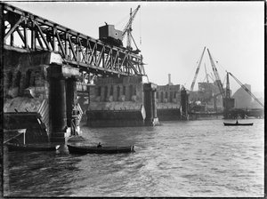 Abriss der Waterloo-Brücke, Lambeth, Greater London Authority, 1936