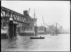 Abriss der Waterloo-Brücke, Lambeth, Greater London Authority, 1936