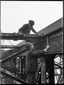 Abriss der Waterloo-Brücke, Lambeth, Greater London Authority, 1936 von Charles William Prickett