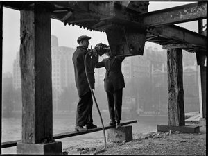 Abriss der Waterloo-Brücke, Lambeth, Greater London Authority, 1936