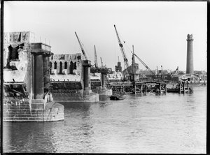 Abriss der Waterloo-Brücke, Lambeth, Greater London Authority, 1936