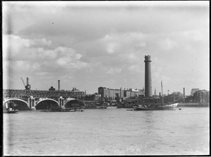 Schrot-Turm und Bleifabrik, Belvedere Road, Lambeth, Greater London Authority