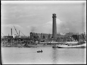 Schrotthochofen und Bleifabrik, Belvedere Road, Lambeth, Greater London Authority, 1936