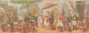 Imperiale Botanik - oder ein Blick auf Josephines Sammlung englischer Exoten, vide t..., 1. März 1814 von Charles Williams.