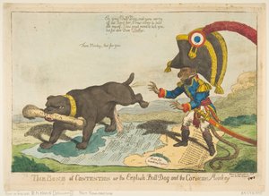 Der Zankapfel oder der englische Bulldogge und der korsische Affe, 14. Juni 1803