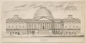 Kapitol, Washington, D.C., graviert von Henry und James Stone, 1826 von Charles after Bulfinch
