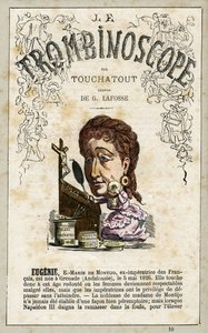 Eugenie de Montijo, Titelseite von "Le Trombinoscope" Nr. 10, 1871