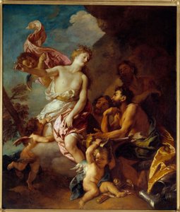 Venus bittet Vulkan um Waffen für Aeneas von Charles de la Fosse