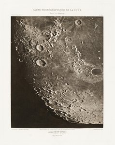 Fotografische Karte des Mondes, Platte X.A von Charles le Morvan