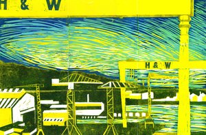 Harland & Wolff Kräne, Belfast von Charlotte Orr