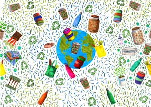 Recyclingbehälter-Design von Charlotte Orr