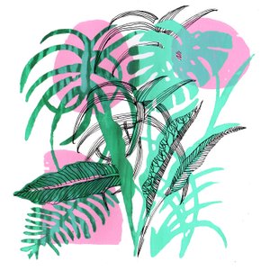 Tropische Pflanzen, 2018 von Charlotte Orr
