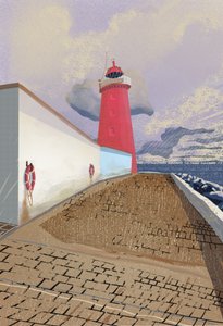 Roter Leuchtturmweg von Charlotte Trudgett