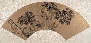 Chrysanthemen und Felsen von Chen Jiayan