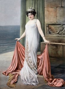 Französische Sopranistin Zina Brozia als Thais in der Oper "Thais", Foto Cheri Rousseau aus der französischen Zeitung "Le Theatre" vom 11. Januar von Cheri Rousseau