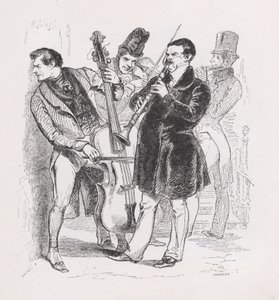 Die Hochzeitsnacht aus Die vollständigen Werke von Béranger, 1836 von Cherrier