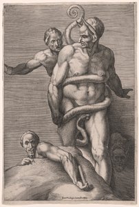 Minos und Dämonen, aus dem Jüngsten Gericht