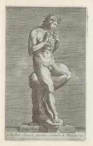 Skulptur von Apollo von Cherubino Alberti