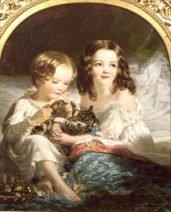 Porträt von Hon. Frederick und Jean Orde-Powlett von Chevalier Louis William Desanges