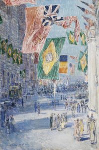 Allee der Alliierten: Brasilien, Belgien von Childe Frederick Hassam