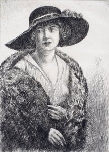 Fräulein Erminie Gagnon von Childe Hassam