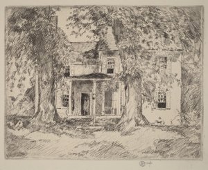 Washingtons Hauptquartier bei Valley Forge von Childe Hassam
