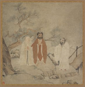 Sakyamuni, Laozi und Konfuzius, zwischen 1368 und 1644 von Chinese Master