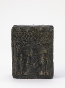 Buddhistische Tafel, Periode der Teilung, 535-557 von Chinese School
