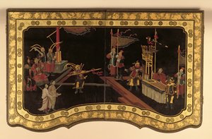 Chinesischer Export-Schminktischaufsatz, ca. 1780