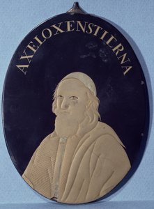 Miniatur von Axel Oxenstierna (1583-1654) (lackiertes Metall) von Chinese School