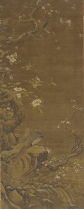 Fasane und schneebedeckte Pflaumenblüten, Ming- oder Qing-Dynastie, 15.-18. Jahrhundert
