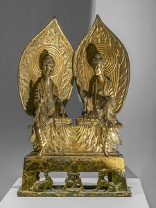 Shakyamuni und Prabhutaratna. China, Nördliche Wei-Dynastie, 3. Jahr von Xiping von Chinese School