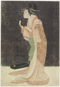 Misayama vom Cho_jiya-Haus geht ins Bett, ca. 1796-1797