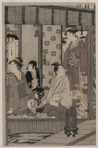 Prunkwinde (aus der Serie Die Geschichte von Genji in eleganter moderner Kleidung)