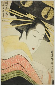 Misayama vom Chojiya, aus der Serie Schönheiten des lizenzierten Viertels