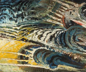 Abstrakt-futuristische Komposition, um 1912