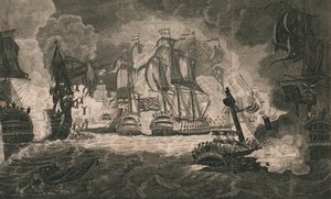 Ansicht des Gefechts und des denkwürdigen Sieges am 1. Juni 1794 von Christall