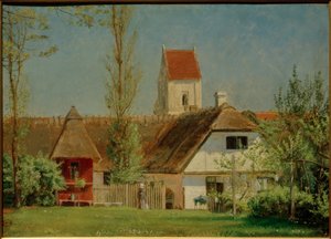 Ein Pfarrhof. Hellestedt von Christen Dalsgaard