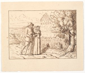 Illustration zu St. St. Blicher, De tre Helligaftener von Christen Dalsgaard