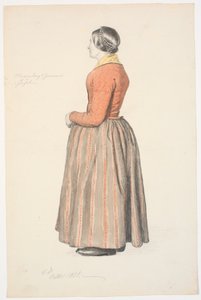 Mädchen im Morgenkleid