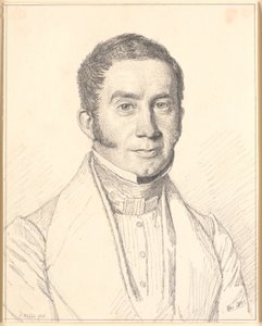 Porträt des Schwagers des Künstlers, Kapitän C.B.Købke von Christen Købke