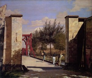 Das Nordtor der Zitadelle, 1834 von Christen Schjellerup Kobke