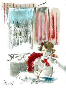 Claudine in Paris von Willy und Colette Willy, veröffentlicht 1946 von Christian Bérard
