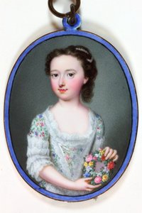 Lady Elizabeth Cavendish Bentinck, später Viscountess Weymouth und Marchioness of Bath von Christian Friedrich Zincke